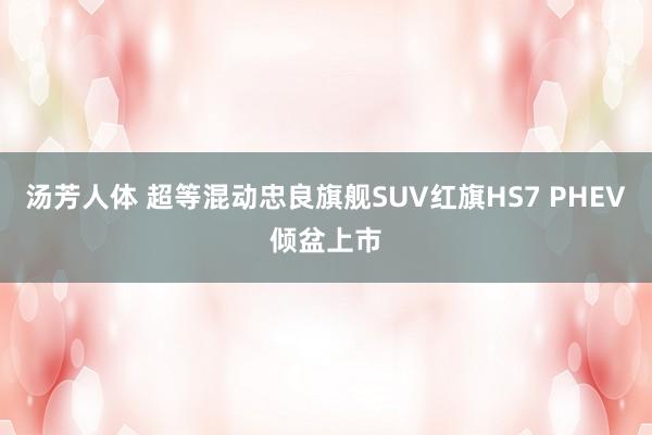 汤芳人体 超等混动忠良旗舰SUV红旗HS7 PHEV倾盆上市