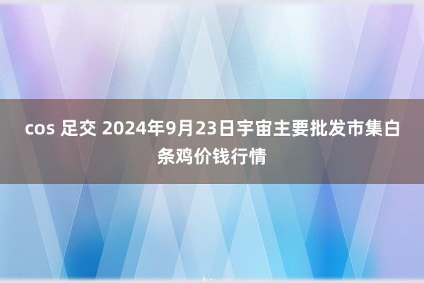 cos 足交 2024年9月23日宇宙主要批发市集白条鸡价钱行情