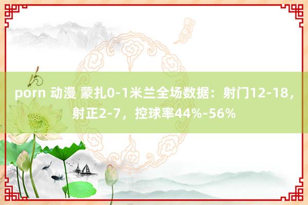 porn 动漫 蒙扎0-1米兰全场数据：射门12-18，射正2-7，控球率44%-56%