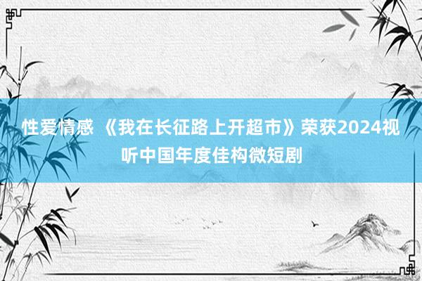 性爱情感 《我在长征路上开超市》荣获2024视听中国年度佳构微短剧