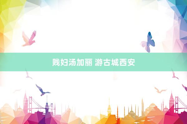 贱妇汤加丽 游古城西安