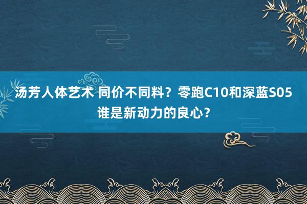 汤芳人体艺术 同价不同料？零跑C10和深蓝S05谁是新动力的良心？