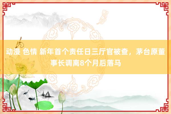 动漫 色情 新年首个责任日三厅官被查，茅台原董事长调离8个月后落马