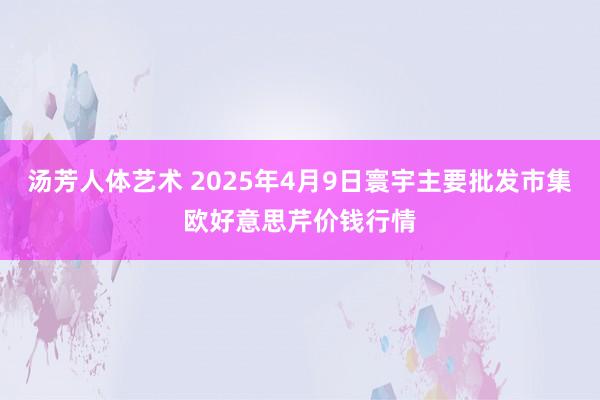 汤芳人体艺术 2025年4月9日寰宇主要批发市集欧好意思芹价钱行情