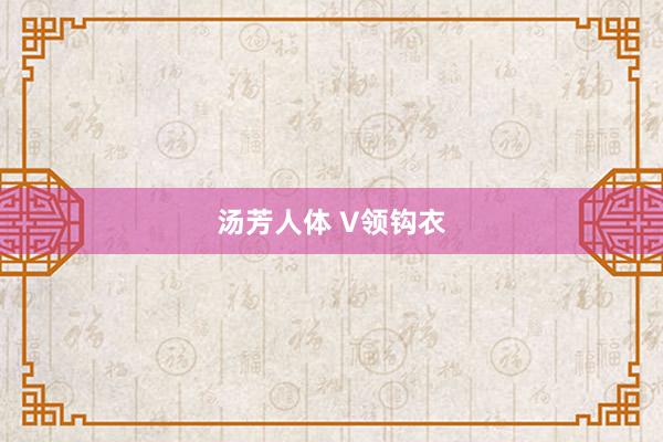 汤芳人体 V领钩衣