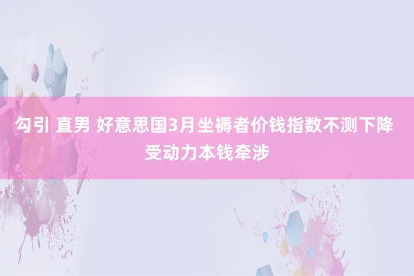 勾引 直男 好意思国3月坐褥者价钱指数不测下降 受动力本钱牵涉